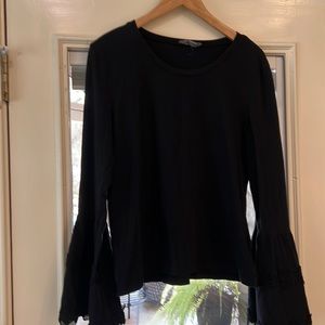 Black top bell sleeves